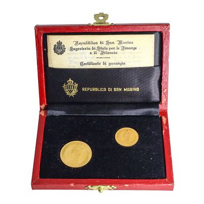 Coniazione di scudi d'oro dello stato a corso legale, 1974 - Coniazione di scudi d'oro dello stato 