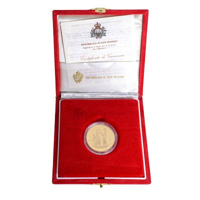 Moneta d'oro a corso legale 5 Scudi, 1994 - Moneta d'oro a corso legale 5 Scudi, 1994 Titolo 