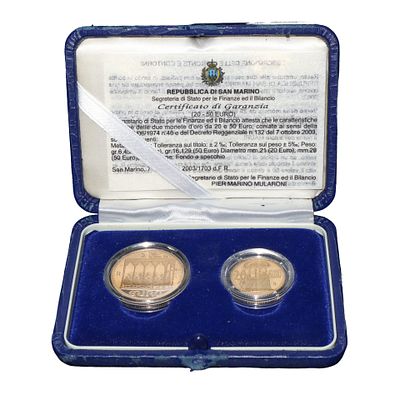 Giotto cappella Scrovegni 1303, coniazione monete d'oro dello Stato, 2003 - Giotto cappella 