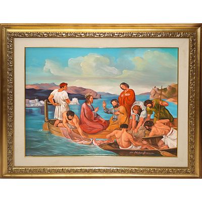 Sebastiano Guarnaccia - La pesca miracolosa, 1995 - Sebastiano Guarnaccia - La pesca miracolosa 