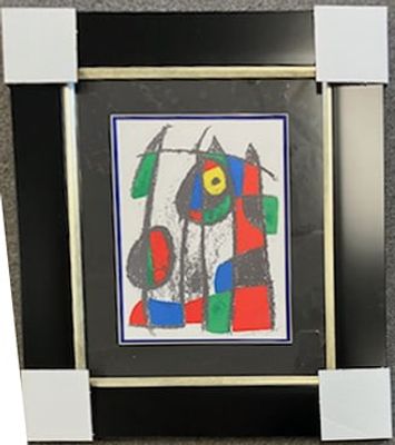 Joan Miro Original Lithograph Hand signed. Joan Miro Hand Signed Lithograph. 1975 This 