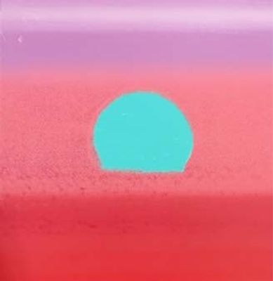 Serigraph by Andy Warhol Sunset 1972. Andy Warhol from 1972 Sunset Unique Edition Original 