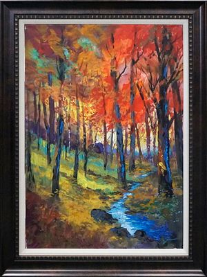 Michael Schofield original on canvas Landscape. by Michael Schofield Original on canvas. Hand 