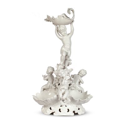 Настольное украшение &laquo;Юные музыканты&raquo;. Европа, предположительно &laquo;Arte Italica&raquo;, XX век 
Фарфор 