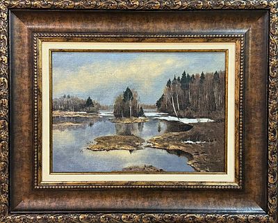 Бурхардт Ф.К. Конец XIX века. ГЗ23 Российская Империя. Холст, масло. Размер 23,5х33,5 см. По 