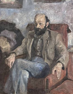 Карабчиевский Д.Ю. 1982 год. МР23 Холст без подрамника. мало. Размер 65х52 см. Дмитрий Юрьевич 