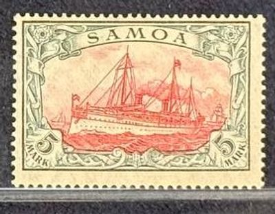 Самоа. Немецкие колонии. 1919 год. **. Цена по каталогу: 150€