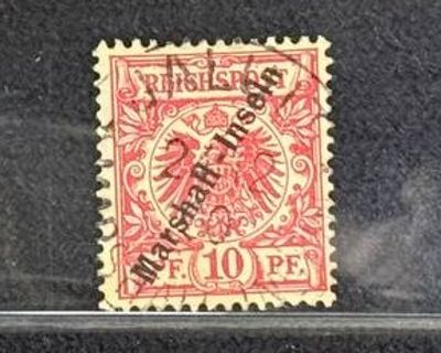 Остров Маршал. Немецкие колонии. 1897\1899 год. **. Цена по каталогу: 75€