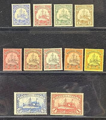 Остров Маршал. Немецкие колонии. 1901 год. **/*. Цена по каталогу: 27€