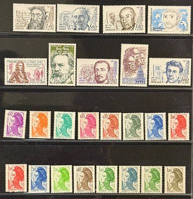Франция. Набор марок 1982 года. **. Цена по каталогу: 20,5€