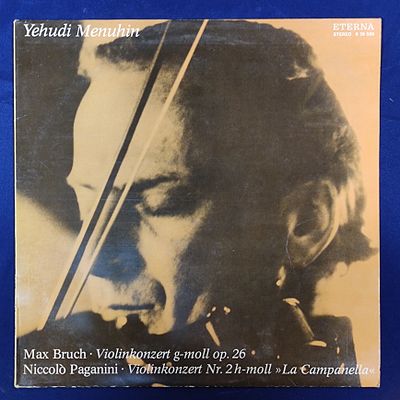 Max Bruch. Konzert g-moll op. 26. Germany. EX+