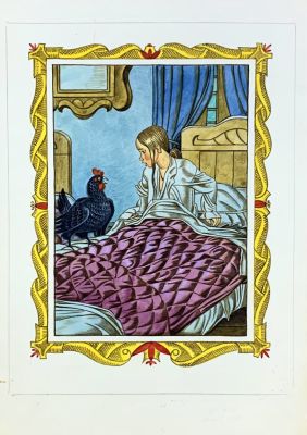 Эскиз к сказке. Юдин В.В. Бумага, смеш. техника. Размер 30х21 см. Юдин Владимир Владимирович (6