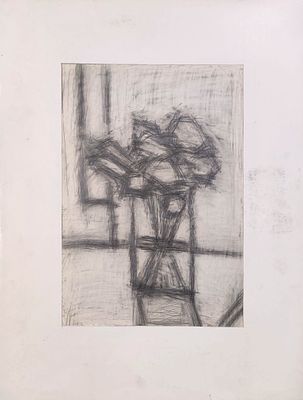 Наседкин Н.Н. 1990-е годы. ГЗ23 Бумага, карандаш. Размер 42х30 см. Николай Николаевич Наседкин. 