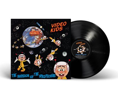 Video Kids. The Invasion Of The Spacepeckers. 1984 RE2023. EU. Sealed.