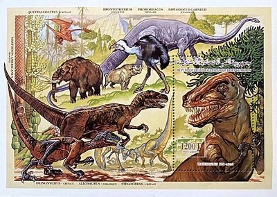 Танзания.
1999. Блок: Доисторические животные. Состояние: MNH.
. Mi BL164