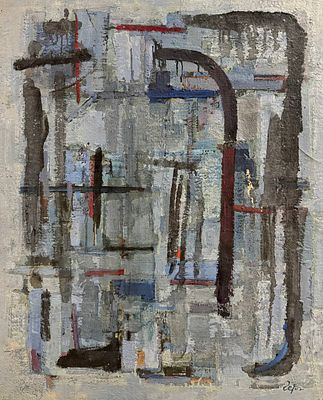 Грачев В.Н. 1990-е годы. БВ25 Оргалит, масло. Размер 61х73 см. Грачёв Владислав Николаевич 