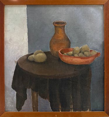 Барто Р.Н. "Натюрморт" 1960-е годы. БВ25 Холст, масло. Размер 63х59 см. Ростислав Николаевич 