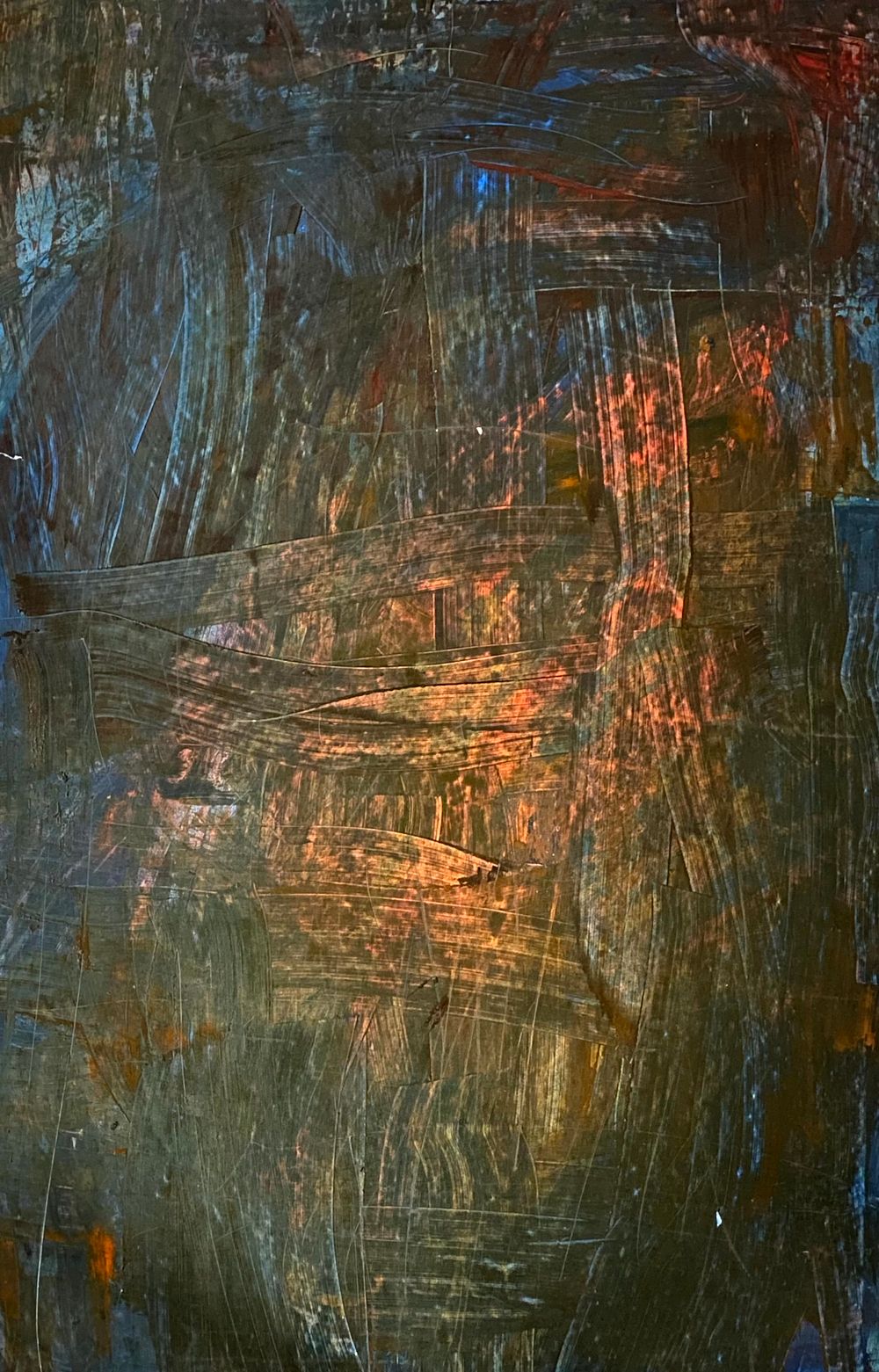 Алферов С.А. 1970-е годы. ГЗ23 Бумага, масло. Размер 100х65 см. Подпись автора на обороте. Алфер 