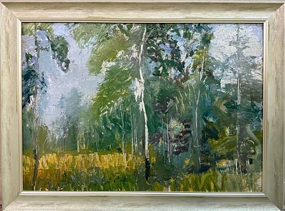 Теренин И.А. 1960-е годы. Картон, масло. Размер 49х70 см. Теренин Игорь Александрович 