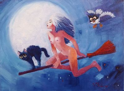 Буданов В.В. "Первый полет" 2025 год. Холст, масло. Размер 30х40 см. Буданов Валерий Викторович 