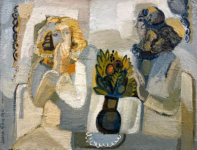 Кузнецов А.В. 1986 год. Холст, масло. Размер 84х111 см. Подпись автора в левой нижней части работы.