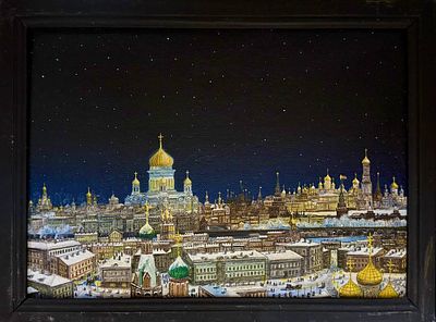 Смирнов В.Б. "Ушедшая Москва" ГЗ23 Оргалит, масло. Размер 31х43 см. Смирнов Владимир Борисович 