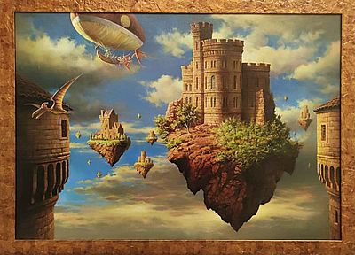 Клименко Сергей. Цикл "Воздушные знаки" Холст, масло. Размер 70х100 см.