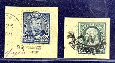 США. Бенджамин Франклин и Ульсесс С. Грант. 1898/1900 годы. (.)