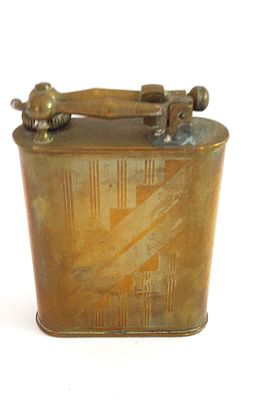 מצת שולחני צרפתי. בן למעלה מ-100 שנה. אר-דקו מ-1930. פריט אספני יוצא מהכלל. נדיר. עם LIFT ARM 