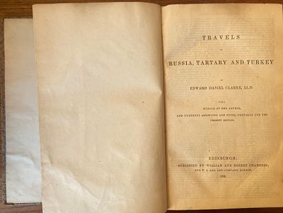Travels in Russia, Tartary and Turkey, Howard Malcom. הוצאת Chambers, אדינבורו, 1839. ספר מסעות 