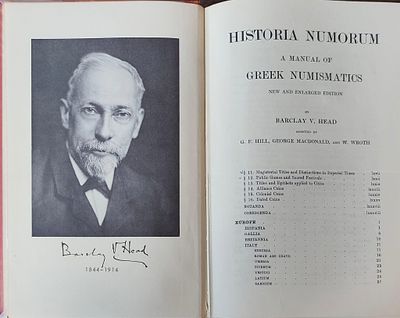 Historia Numorum: A Manual of Greek Numismatics - New and Enlarged Edition. Barclay V. Head. המד 