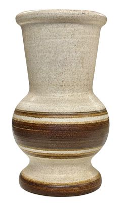 אגרטל קרמיקה ישראלי תוצרת ברור חיל - אודט, גובה 21.5 ס"מ, חתום