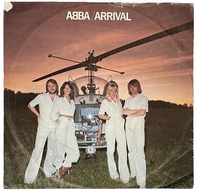 להקת ABBA - תקליט ויניל אלבום ARRIVAL תוצרת שודיה משנת 1976. מצב טוב