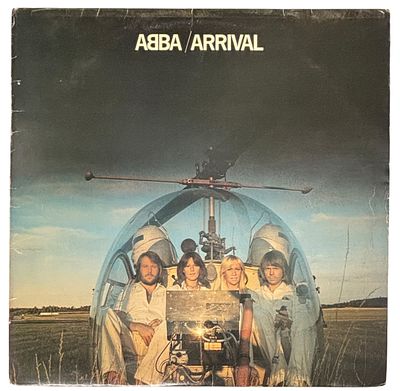 להקת ABBA - תקליט ויניל, אלבום ARRIVAL תוצרת בריטניה משנת 1976. מצב טוב