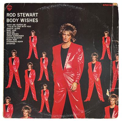 רוד סטיוארט - תקליט ויניל, אלבום Rod Stewart - Body Wishes, תוצרת ישראל משנת 1983. מצב טוב