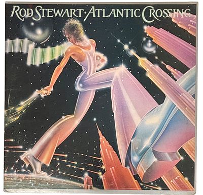 רוד סטיוארט - תקליט ויניל, אלבום Rod Stewart - Atlantic Crossing, תוצרת בריטניה משנת 1975. מצב טוב