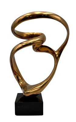Antonio Grediaga Kieff (ספרד - קנדה, נ.1936) - פסל ברונזה על בסיס גרניט מסדרת Folklore המפורסמת 
