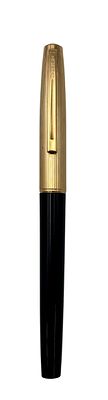 עט נובע תוצרת Waterman, דגם Flash, צרפת, שנות ה-60-70. אורך: 13.6 ס"מ, ציפורן זהב 18K במידה M. 