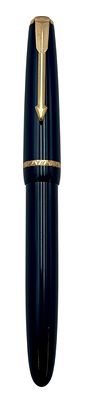 עט נובע PARKER Lady, אנגליה. אורך: 11.6 ס"מ, ציפורן 14K במידה M. מצב טוב.