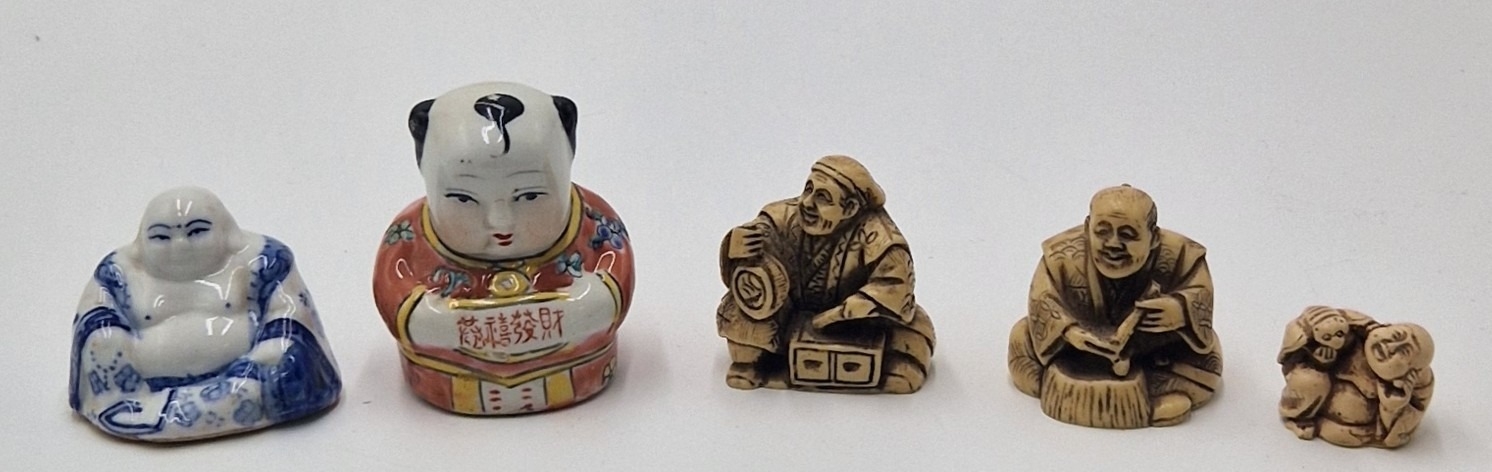 ORIENTAL FIGURINES (5)