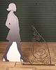 Continental Wrought Iron Trade Sign Bracket. A good late 19th century wrought iron scroll Image - 6