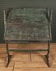 Antique Painted Wood Rotating School Display. A late 19th Century school house display or chalk Image - 4