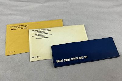 Three 1960's U.S. Coin Currency Proof Sets. 3 uncirculated proof sets, 1964, 65, 66. Condition: