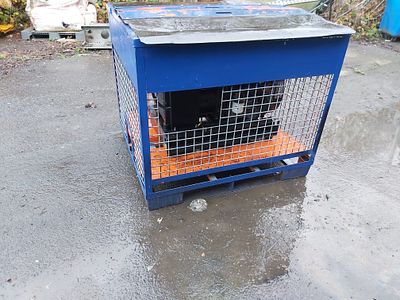 SCORPION 12 KVA GENERATOR, MODEL DTE12, 9.6 KW, 400 VOLTS, 50 HZ. RUGGERINI RD 210 DIESEL 