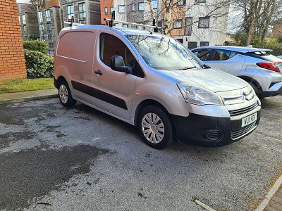 2011/11 REG CITROEN BERLINGO 625 ENTERPRISE HDI 1.6 DIESEL SILVER PANEL VAN, SHOWING 4 FORMER 