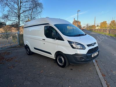 2017/67 REG FORD TRANSIT CUSTOM 290 2.0 DIESEL WHITE MANUAL PANEL VAN, SHOWING 1 FORMER KEEPER 