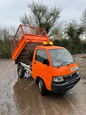 2008 PIAGGIO PORTER ORANGE PICK UP TIPPER *NO VAT*. MH - 2008 PIAGGIO PORTER ORANGE PICK UP 