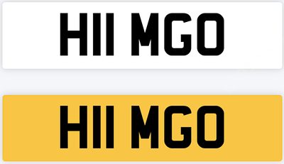 H11 MGO NUMBER PLATE *NO VAT*. NP - H11 MGO NUMBER PLATE *NO VAT* 
BUYER TO PAY DVLA FEE OF &pound;80 