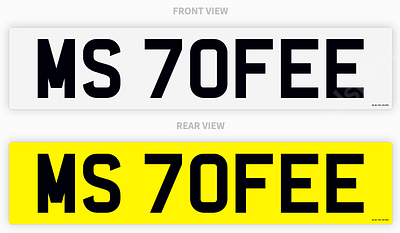 PRIVATE REGISTRATION "MS 70FEE" *NO VAT*. KW - PRIVATE REGISTRATION "MS 70FEE" *NO VAT* 
BUYER 