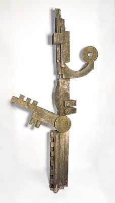 Michael Hough Kinetic Stone Sculpture. Michael Hough, Kinetic Stone Abstract Sculpture 